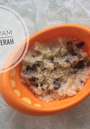 Foto resep NASI AYAM BAYAM MERAH mpasi 10m+