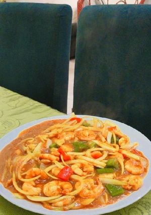 Foto resep Udang Asam Manis Pedas