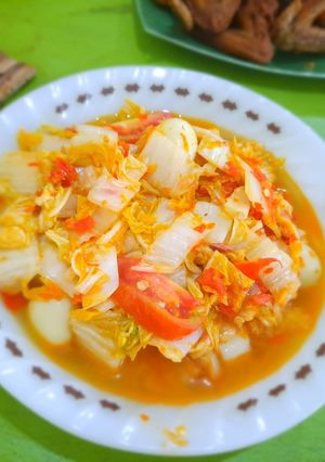 Foto resep Sawi Putih Tumis Bumbu Merah