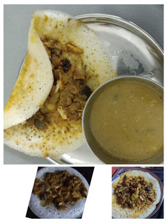 சிக்கன் கறி தோசை(chicken kari dosai recipe in tamil) செய்முறை முக்கிய புகைப்படம்