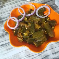 Masala bhindi A picture of Masala bhindi.