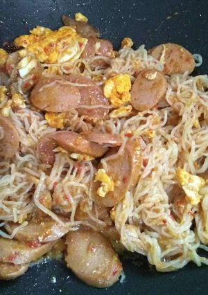 Foto resep Mie Shirataki Goreng (low carb/keto)