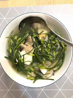 Hình của món Canh bông hẹ.