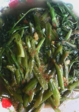 Foto resep Cah kangkung samblado.pedas