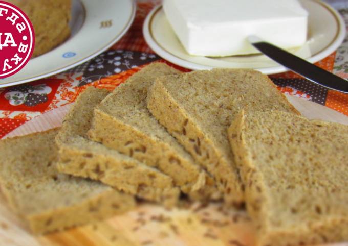 Ржано - пшеничный хлеб в мультиварке рецепт с фото