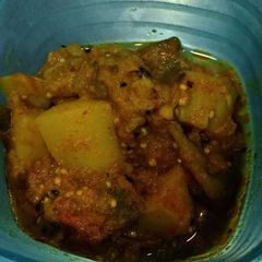 A picture of Patato brinzal veg.