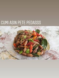 Foto resep Cumi asin pete pedas