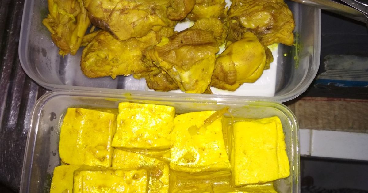 Ungkepan lauk pauk ceria 😘