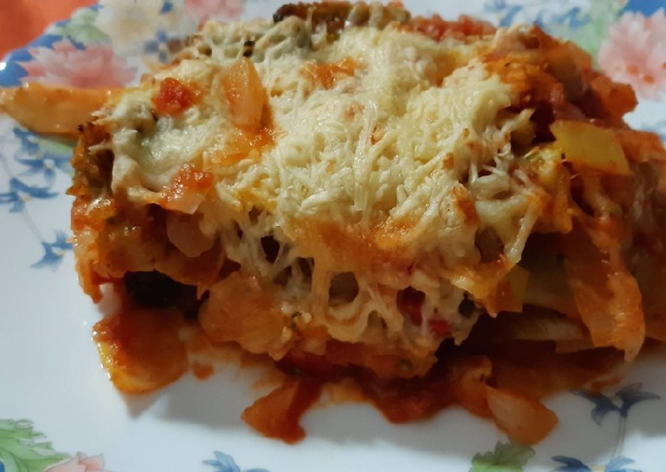Lasaña muy ligera y económica