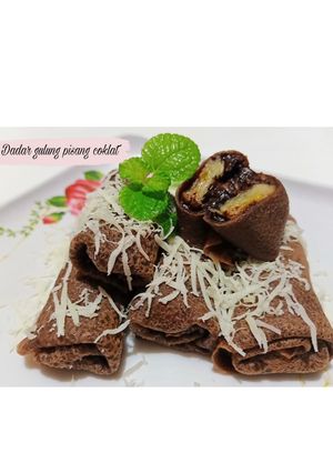 Foto resep Dadar Gulung Pisang Coklat