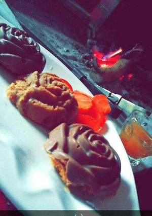 صورة لوصفة حلى وردات الجوري