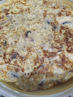 Una foto de Tortilla de champiñones