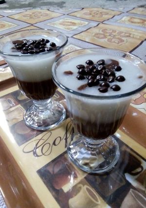 Foto resep Puding silky chocolate white thea