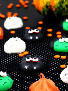 Una foto de Merengue fácil para decorar en Halloween