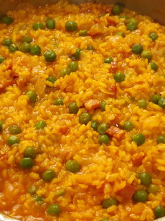 Una foto de Arroz a la milanesa