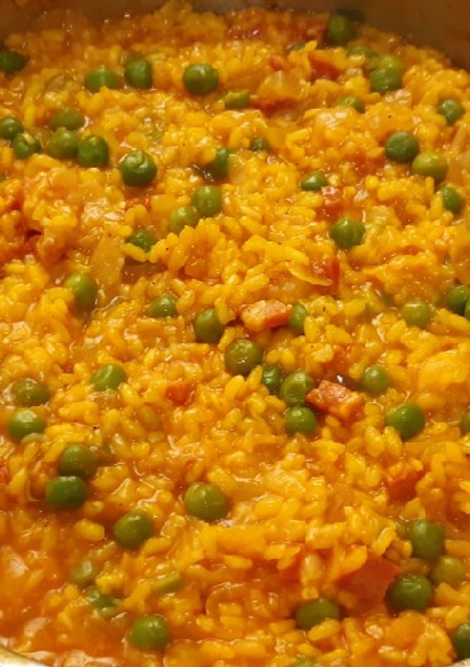 Una foto de Arroz a la milanesa