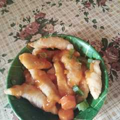 A picture of Filet Kakap Asam manis.