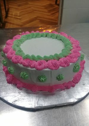 A picture of Vanilla cake #Author marathon#.