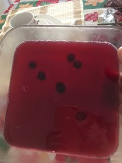 Una foto de Gelatina de corozo