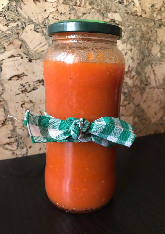 Una foto de Salsa de tomate casera 🍅