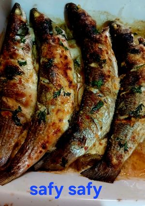 صورة لوصفة سمك بورى بالكريمة والبطاطس