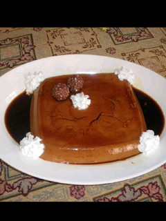 Una foto de Flan de Ferrero Rocher con thermomix