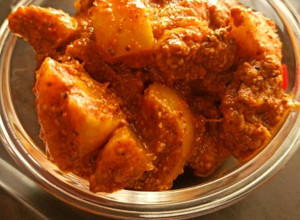 A picture of Nimbu ke chhilke Ka Achar.
