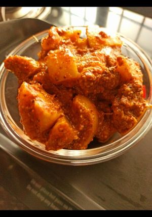 A picture of Nimbu ke chhilke Ka Achar.