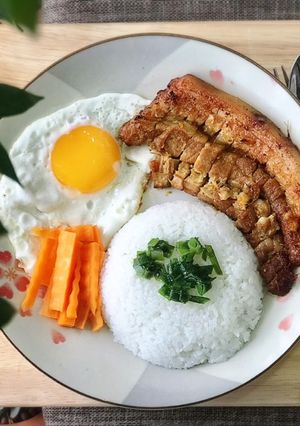Hình của món Nướng thịt bằng nồi chiên.