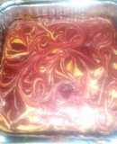 Red Velvet Swirl Brownies