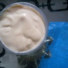 A picture of Homemade mayonnaise.