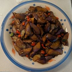 A picture of 鱼香茄子.