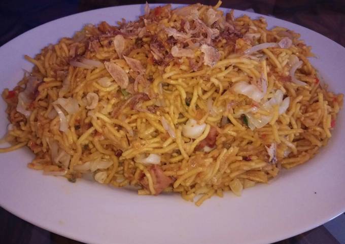 Resep: Mi goreng basah saus tiram Farah Quinn