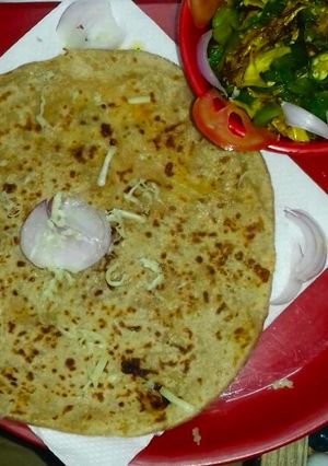 A picture of Cheese paratha.