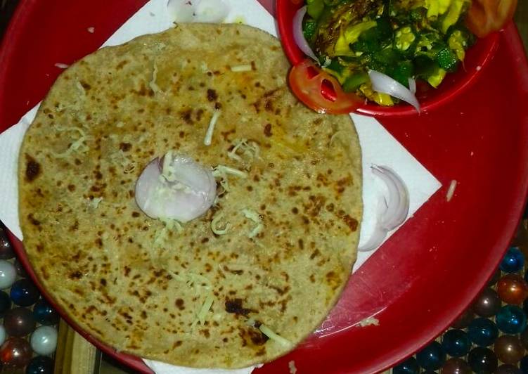 How to Make Super Quick Homemade Cheese paratha