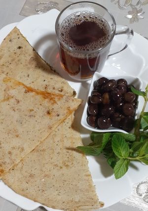 صورة لوصفة خبز طلامي على الحطب ب ٣ نكهات