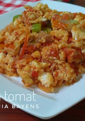 Foto resep Telur cah tomat trio bawang (#pr_recookmantenElise)
