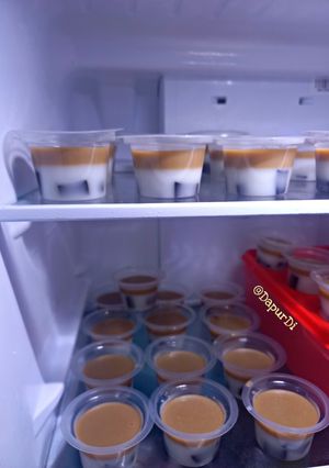 Foto resep Puding Susu Cappuccino Cincau