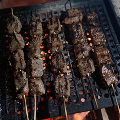 A picture of Steak Skewers.