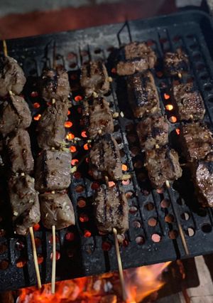 A picture of Steak Skewers.