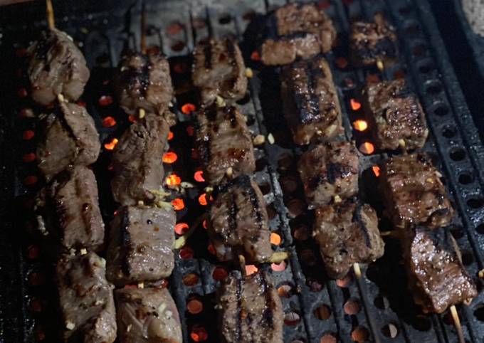 Steps to Prepare Iconic Steak Skewers for Diet Recipe
