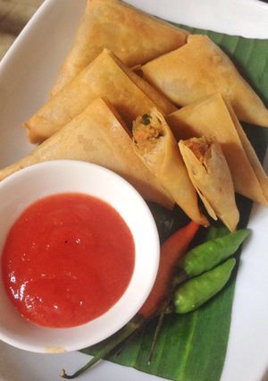 Foto resep Samosa daging kari