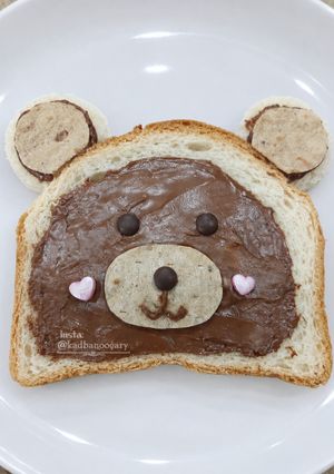 عکسی از دستور صبحانه خرس بامزه 🐻