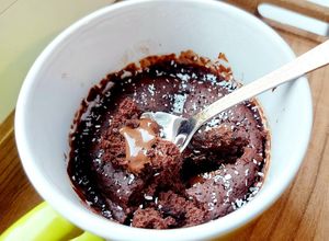 O poză a rețetei Mug Cake cu ciocolată - 1 minut la microunde.