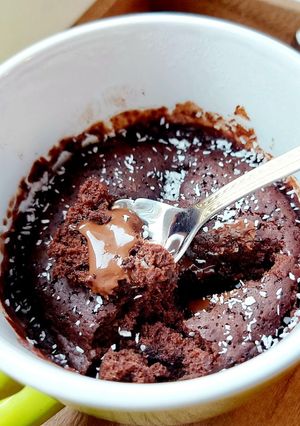 O poză a rețetei Mug Cake cu ciocolată - 1 minut la microunde.
