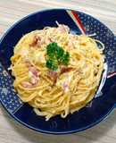 Spaghetti with Cream Cheese Sauce