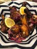 Pollo frito a la naranja