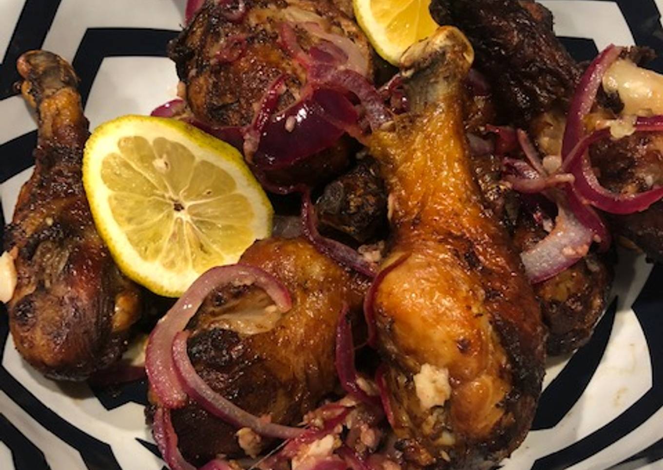 Pollo frito a la naranja