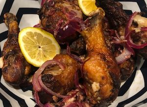 Una foto de Pollo frito a la naranja