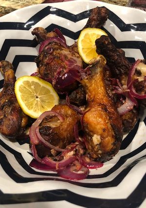Una foto de Pollo frito a la naranja